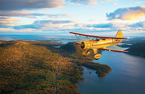 Coastal Maine in autumn