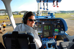 Airship Ventures Pilot Katharine Board