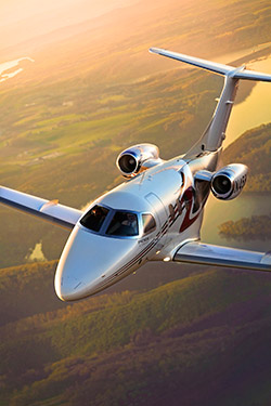 This Embraer Phenom 100 was Rose's first photo shoot of a jet.
