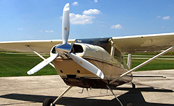 Hartzell Propeller has developed a three-blade Top Prop for Cessna 180, 185, 210, and 205 aircraft.