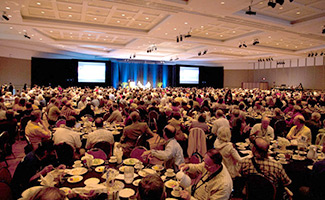 The Friday luncheon topic of 'Hollywood Pilots' drew a crowd.