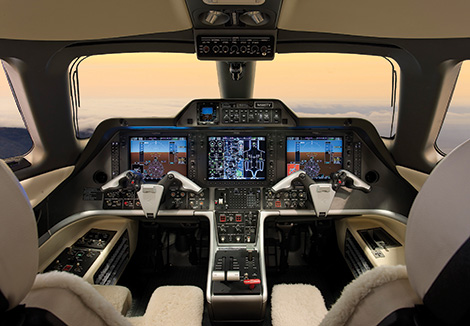 Phenom 300 cockpit