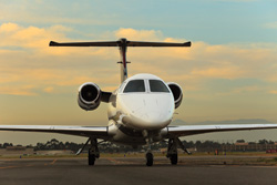 Taxiing is a breeze in Embraer's Phenom 300.
