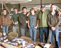 A group of dedicated high school students is making good progress in the restoration of a Stits Skycoupe. 
