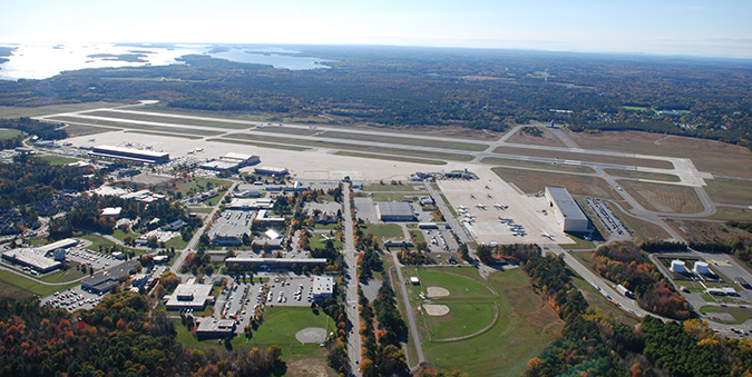 Brunswidk, Maine - Kestrel's facility is on the right.