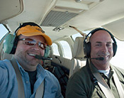 AOPA photographer Chris Rose and AOPA Senior Editor Dave Hirschman