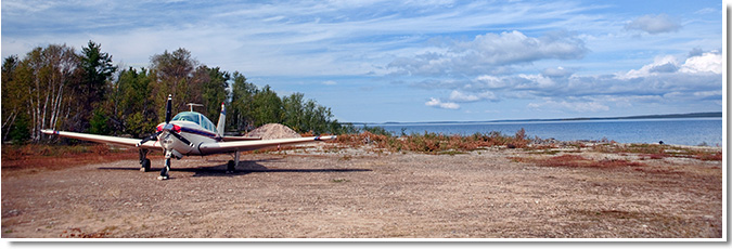 The gravel runway has proved invaluable.