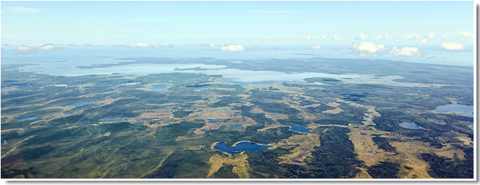 Rugged northern terrain