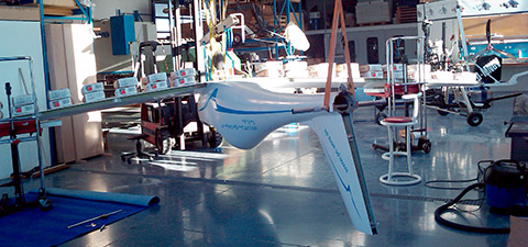 Elektra One undergoing static load tests. Copyright DULV