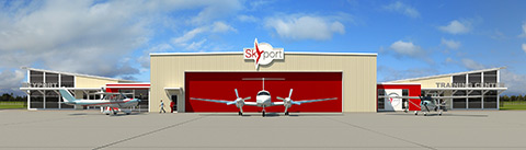 Redbird Skyport (graphic rendering)