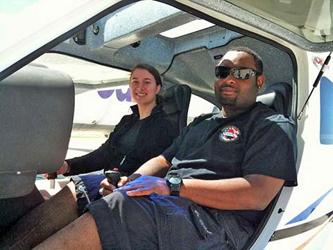 Able Flight student and instructor