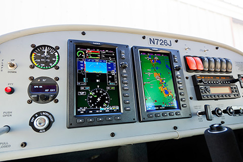 Jabiru J230-SP light sport aircraft panel