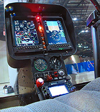 Sagem's glass cockpit for R22