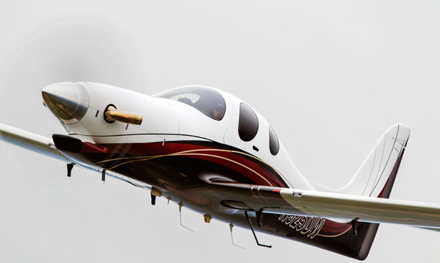Lancair climbing