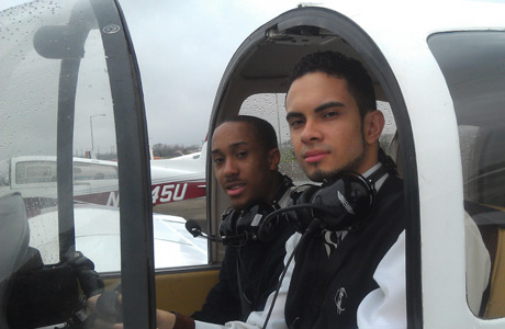 Sterling High School Aviation students