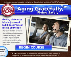 Aging gracefully, flying safely