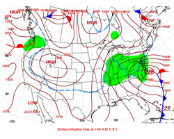 Dec. 19, 2009 surface analysis chart