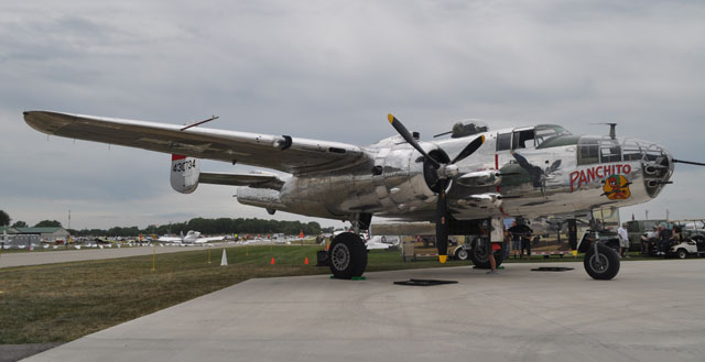 Pilot can now train in the North American B-25 Mitchell bomber Panchito.