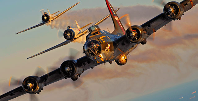 B-17 formation flight