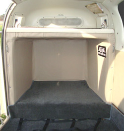 Bonanza baggage compartment