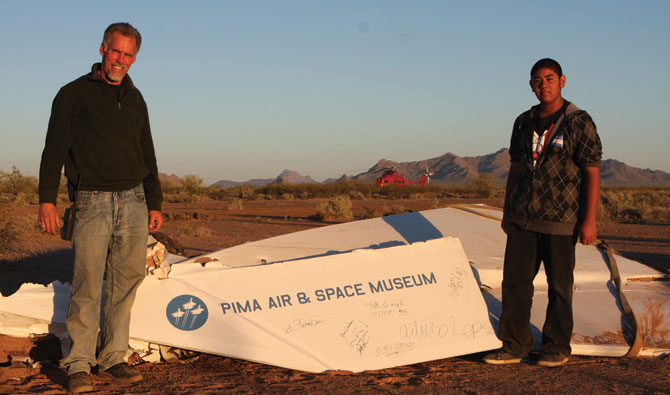 45-foot paper airplane