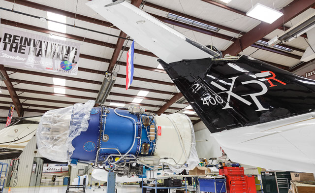 hawker 400xpr in production