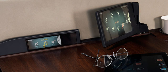 Learjet entertainment