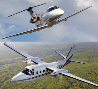 Phenom 100 and Twin Commander