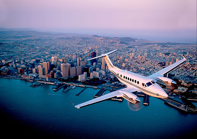Beechcraft has logged an order for up to 105 King Air 350i aircraft. Photo courtesy Beechcraft Corp.