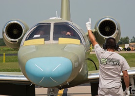 Powered by Williams FJ44 turbofans, the Citation M2 can cruise at 400 knots. Cessna Aircraft Co. photo