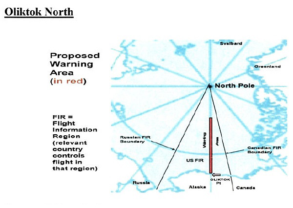 proposed warning area