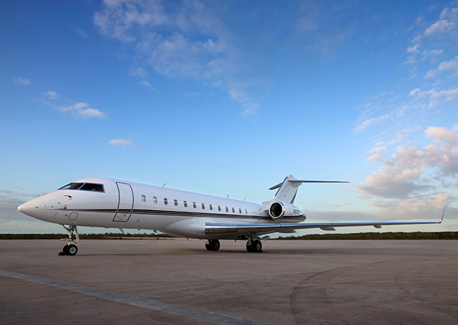 The Bombardier Global 6000 is among the long-range aircraft in the NetJets Signature Series equipped with the Tempus IC system. Photo courtesy of NetJets.
