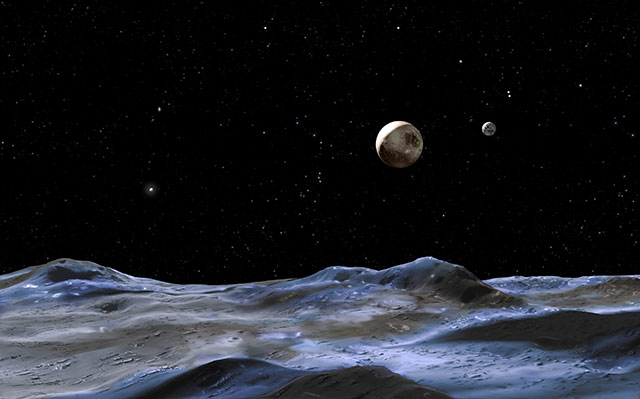 pluto moons