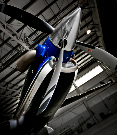 Raisbeck swept propeller