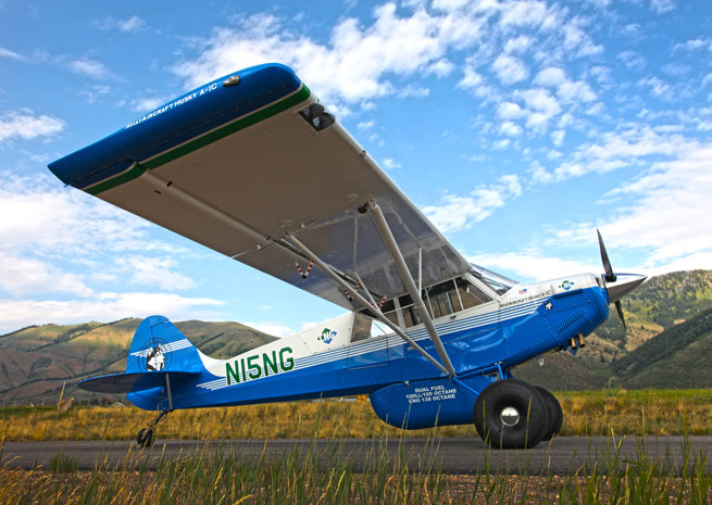 Aviat Husky with compressed natural gas