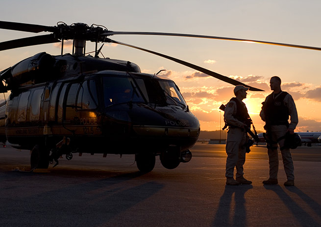 Customs and Border Protection agents have been operating well within U.S. borders in recent years. Department of Homeland Security photo.