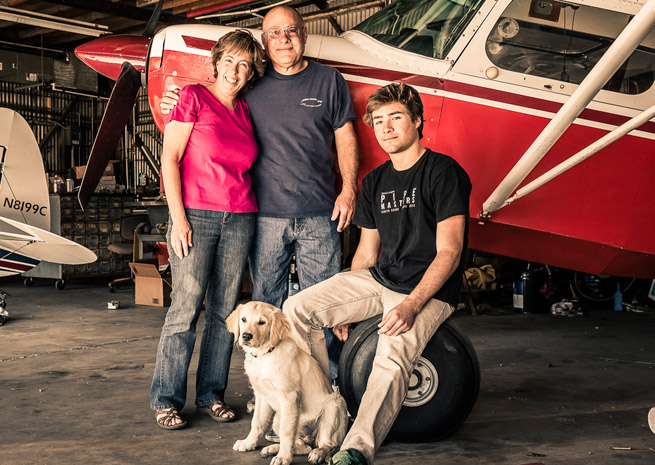 Pete, Rowena, and Sammy Mason