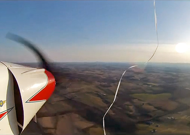 A falling ribbon of paper gives students a reason to turn steeply and fly precisely--all while keeping their eyes outside the aircraft. And let's admit it. Converting a roll of paper into confetti before it hits the ground is just plain fun.