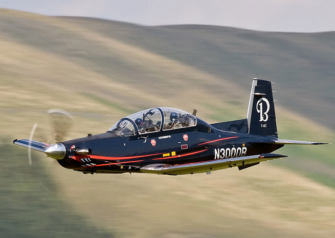 Beechcraft Defense Co., a subsidiary of the slimmed-down, post-bankruptcy Beechcraft Corp., has been contracted to produce another lot of T-6 trainers. Photo courtesy of Beechcraft Corp.