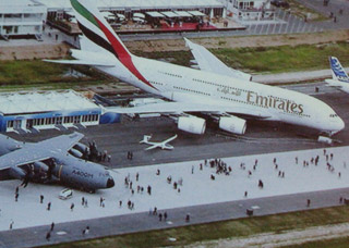 The electric eGenius was dwarfed by other aircraft at the ILA Berlin airshow in 2012.