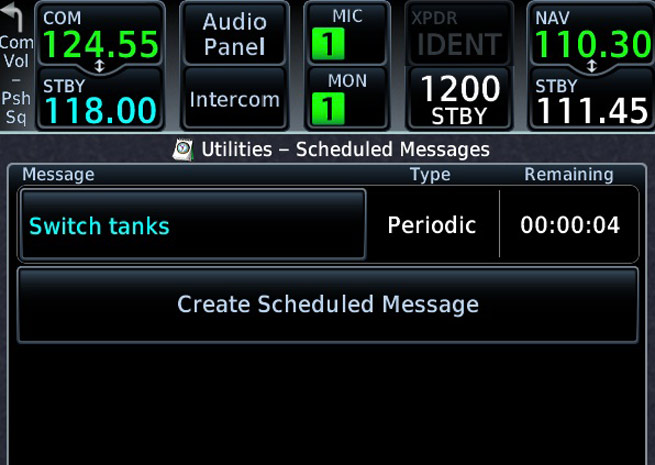 Garmin messaging system