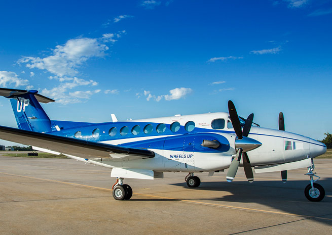The first 35 Beechcraft King Airs will be delivered to Wheels Up by mid-2015.