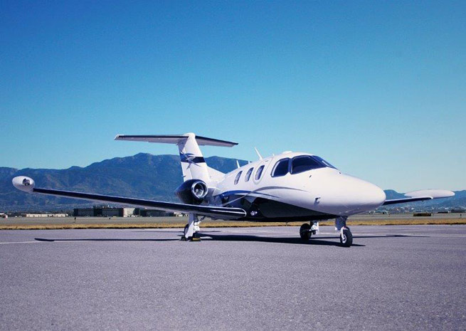 The Eclipse 550 light twinjet has support from Bruce Dickinson, lead singer for the heavy metal band Iron Maiden.