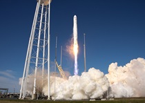 NASA commercial space partner Orbital Sciences Corporation launched its Antares rocket April 21 from the new Mid-Atlantic Regional Spaceport the NASA Wallops Flight Facility in Virginia. (NASA/Chris Perry)