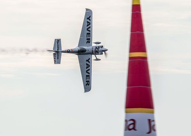 Hannes Arch of Austria came from behind to win at the second stop of the Red Bull Air Race World Championship in Rovinj, Croatia, on April 13. Photo credit:  Andreas Langreiter/Red Bull Content Pool.