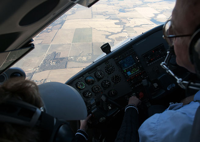 Stall-related accidents almost never happen when practicing stalls. AOPA file photo.