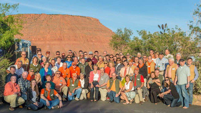 Pilots gather at the Recreational Aviation Foundation Red Rock RoundUp in St. George, Utah. Photo by George Kounis.