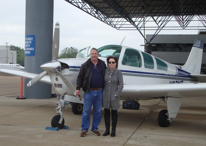 Mark Luetkemeyer is back in the cockpit after a 25-year hiatus.