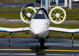 Airbus Group has flown its two-seat electric E-Fan concept demonstrator in France. Airbus Group photo.