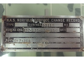 The data plate that unlocked the Everglades mystery. Photo courtesy of Andy Marocco\AeroQuest.org